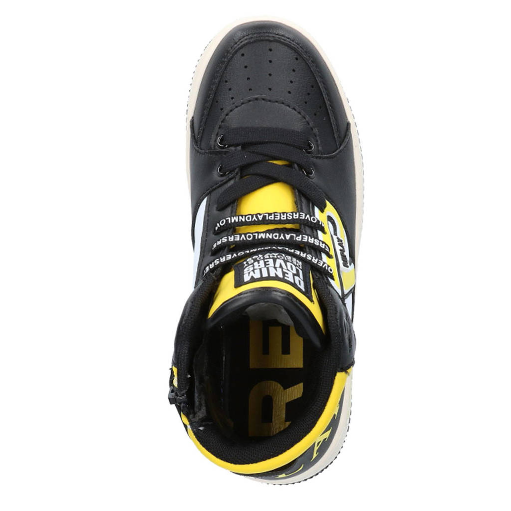 REPLAY sneakers zwart/wit/geel