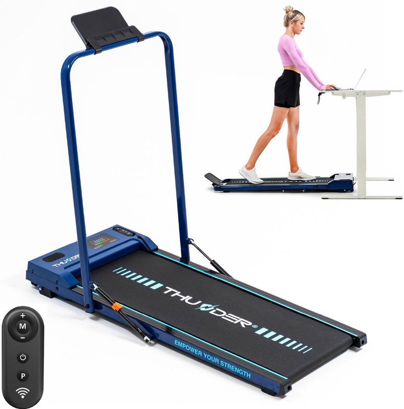 THUNDER - VIVA-BLUE - Loopband - Opvouwbaar - Onder het Bureau - 1-8 km/u