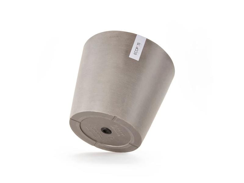 Ecopots Pflanzentopf Amsterdam 40, French Taupe Robuster und langlebiger Blumentopf