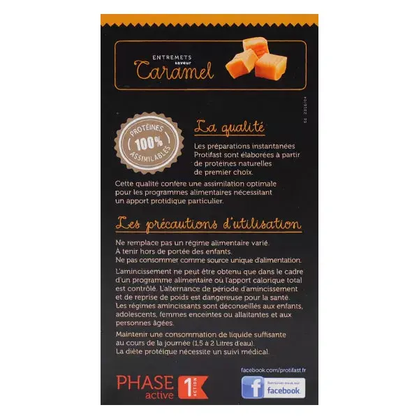 Sobremesa de Caramelo com Alto Teor de Proteína Protifast - 7 Sachês