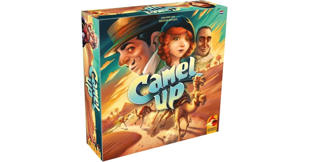 AsmodeeCamel Up Bordspel  (Nederlands, 3 - 8 spelers, 30 minuten, Vanaf 8 jaar)