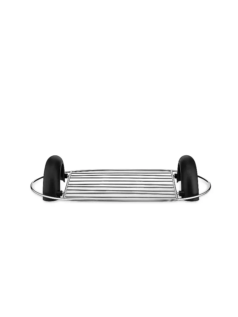 ALESSI Brötchen Wärmeaufsatz TORU 28x15cm Edelstahl 18/10 silber