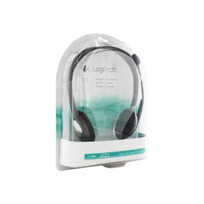 LOGITECH H111 - Casque filaire avec micro - noir