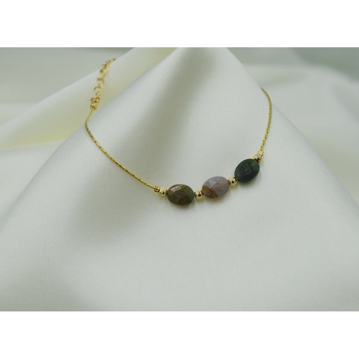 Bracelet orné de perles d 'Agate indienne