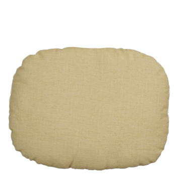 Sierkussen ovaal hond crème - l45xb35xh10cm