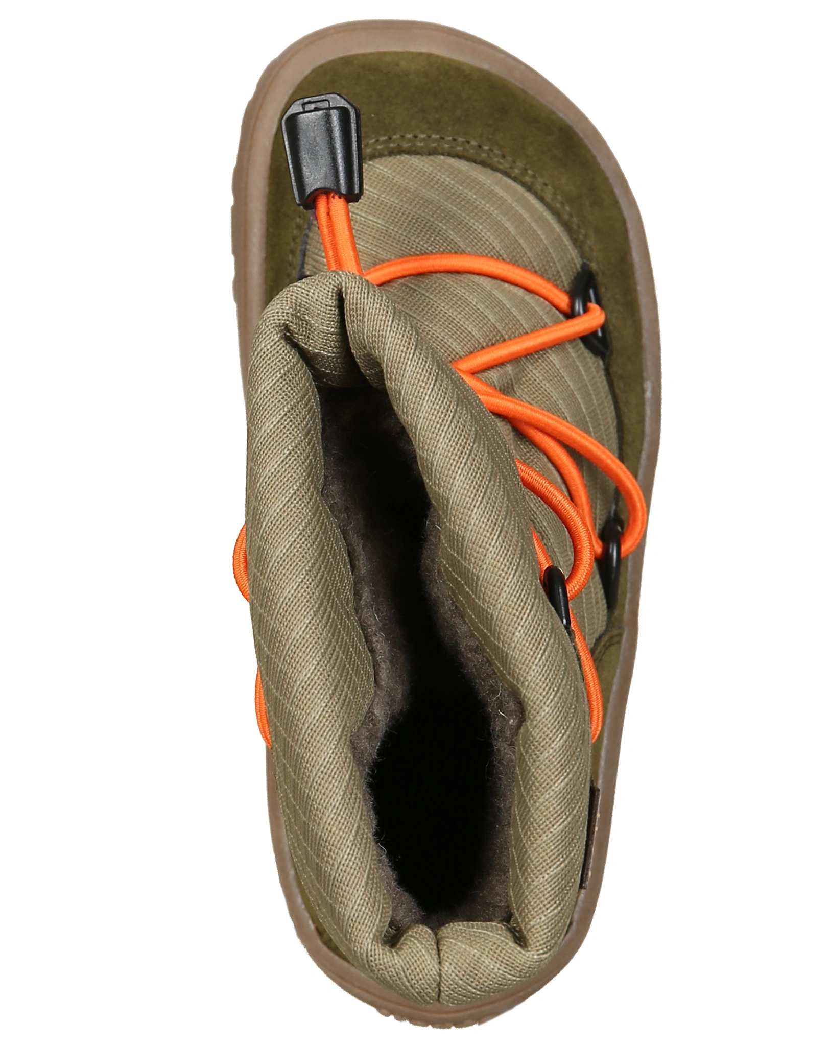 Winterboots BAREFOOT TEX TRACK WOOL in dark green