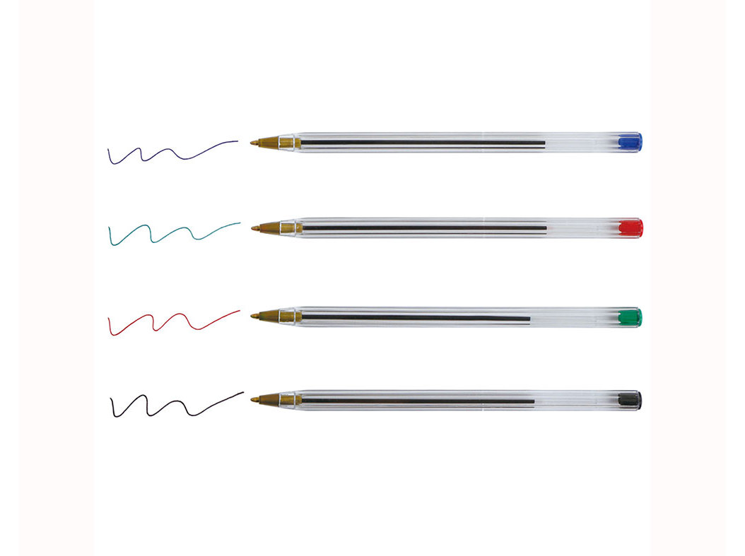 CONJUNTO DE 4 ESFEROGRÁFICAS POLEGAR 4 CORES