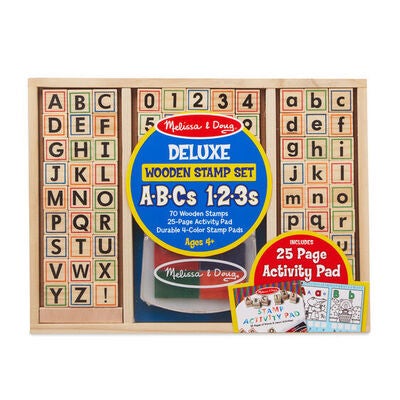 Melissa & Doug Trestempelsett ABC 123