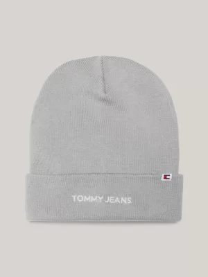 Gorro de tricô com logotipo