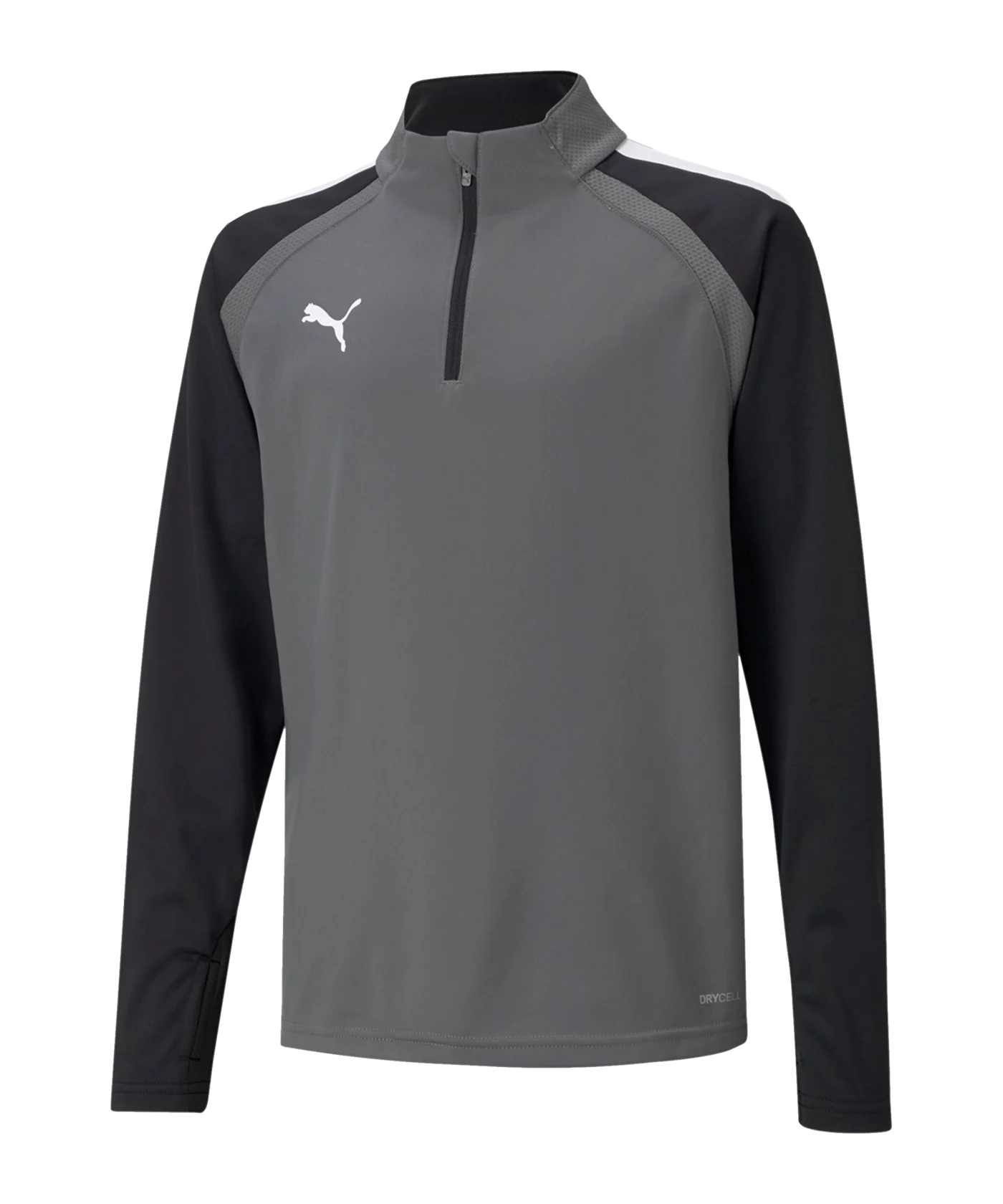PUMA teamLIGA HalfZip Sweatshirt Kids Grau F13