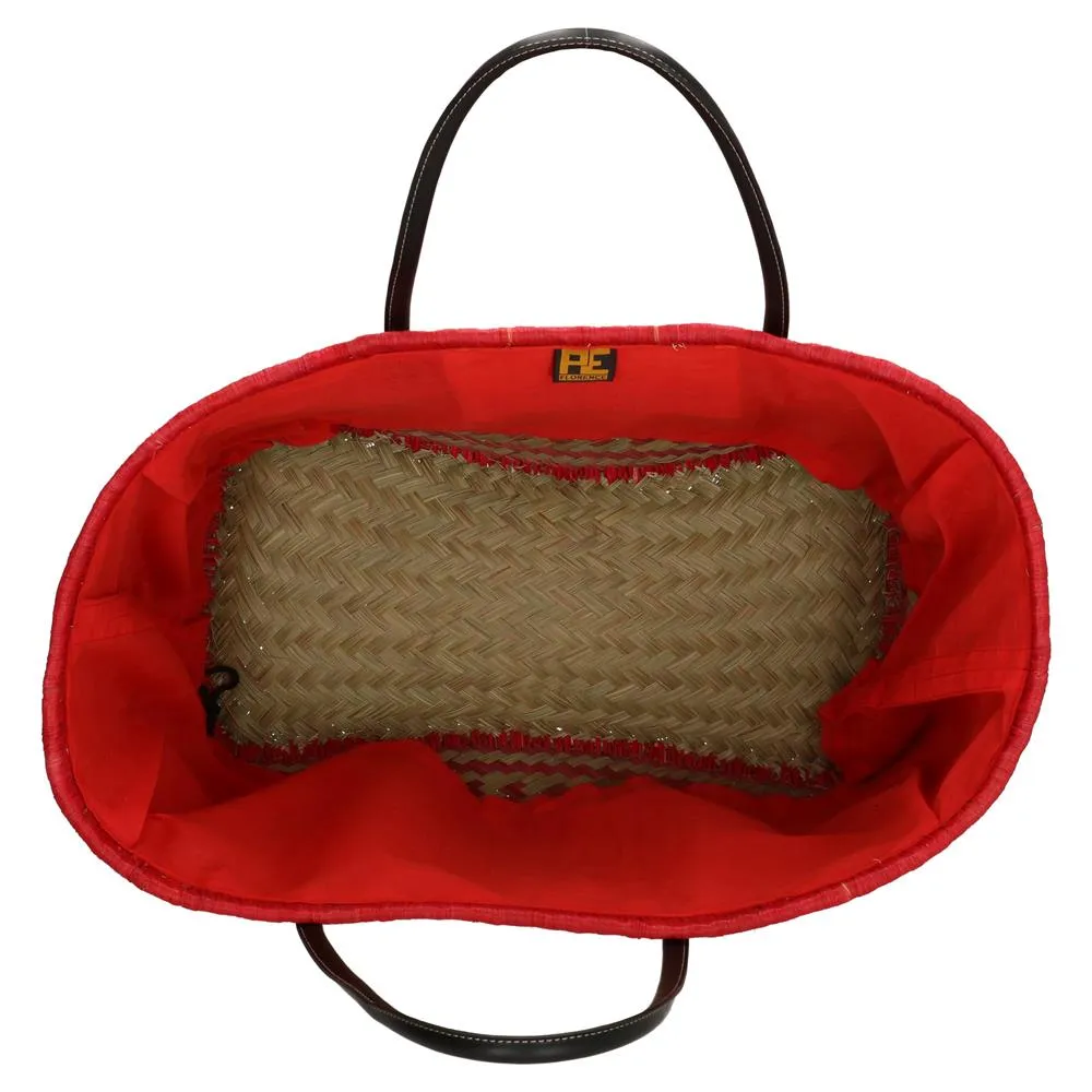 PE-Florence Bozaka Rieten Mand Rood