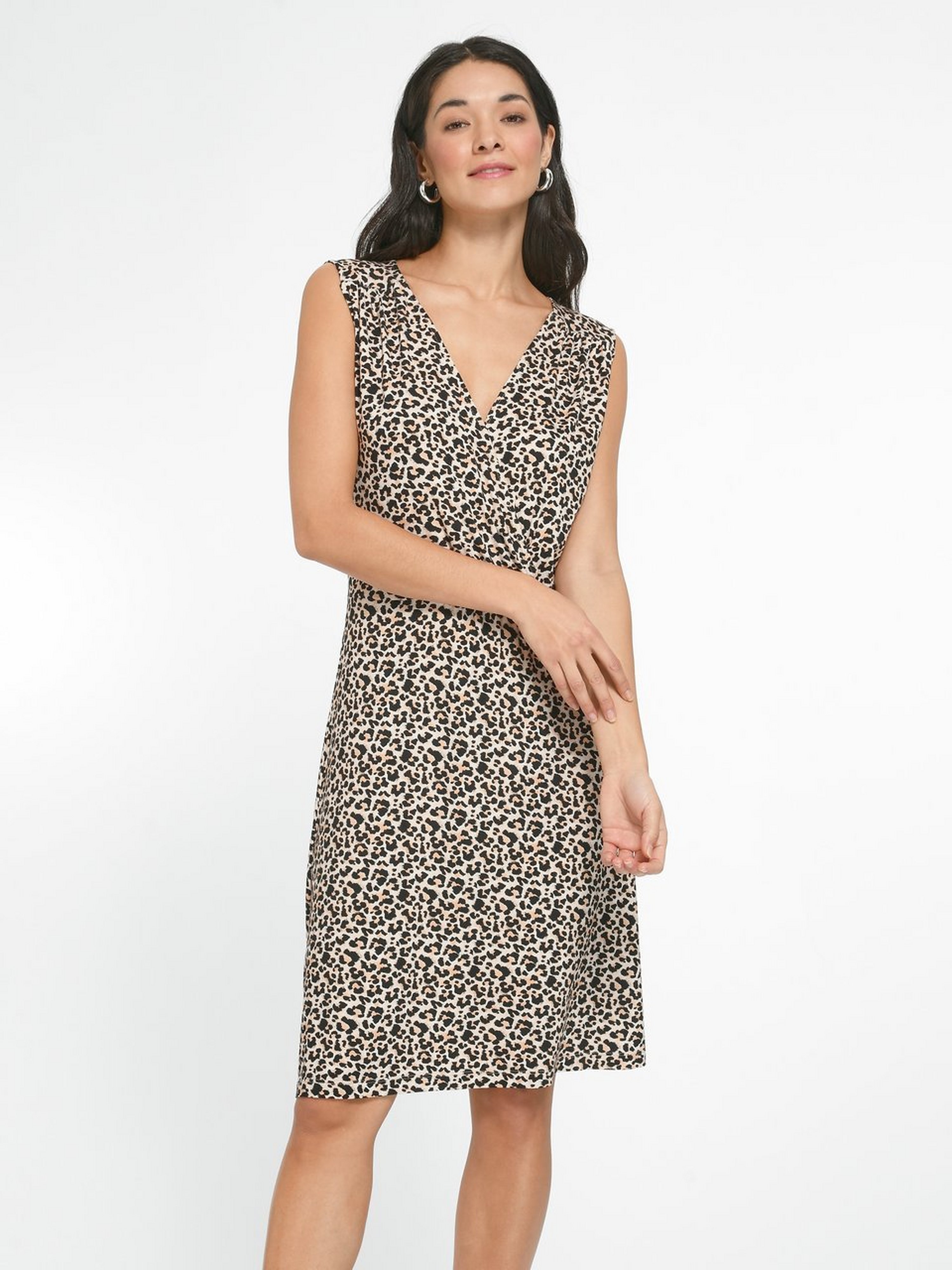 Ärmelloses Jersey-Kleid