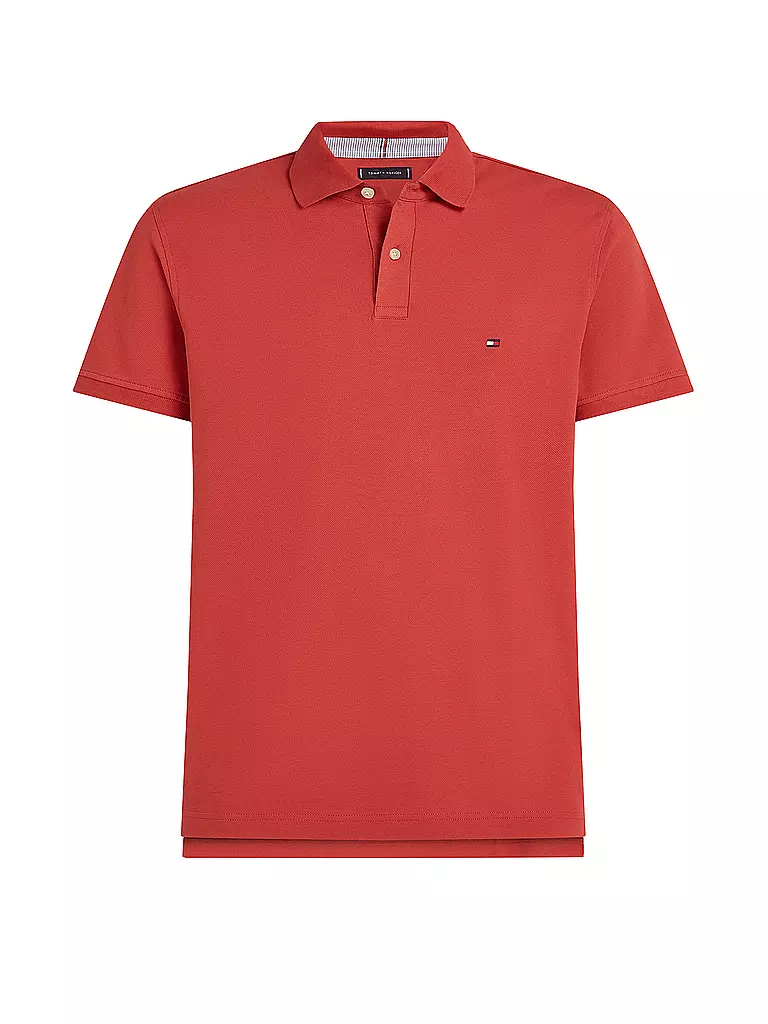 TOMMY HILFIGER Poloshirt Slim Fit rot