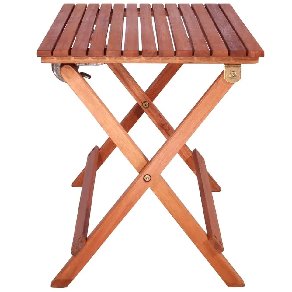 vidaXL - Bistroset voor kinderen - Bruin - Hout - 3 stuks