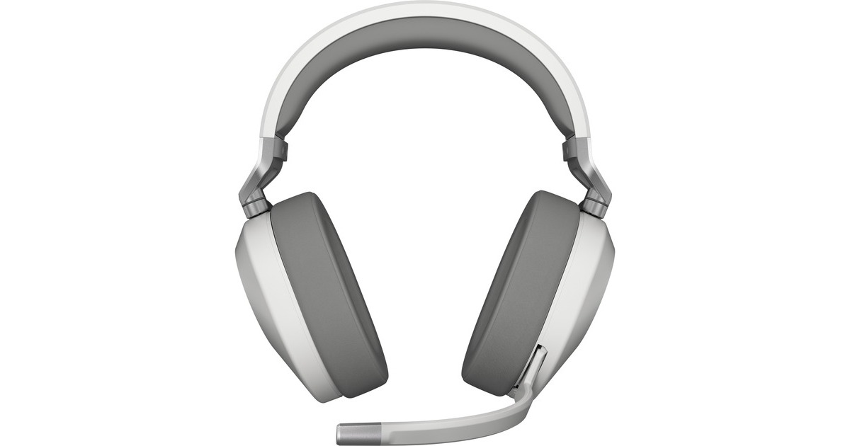 CorsairHS65 WIRELESS over-ear gaming headset  (Wit, Bluetooth 5.2, 2,4 GHz USB, Pc, PlayStation 5)
