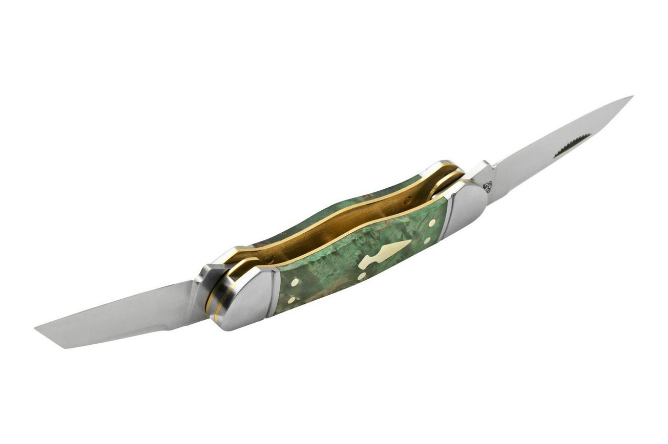 Rough Ryder Reserve Kayak D2 Stabilized Oak, RRR018 slipjoint zakmes