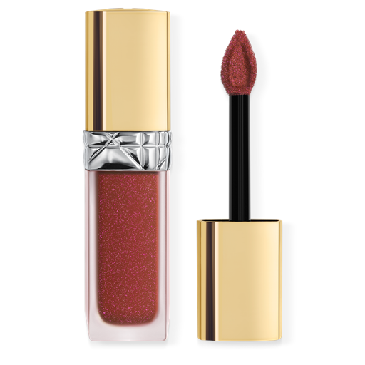 Dior Rouge Forever Liquid Sequin Glittery Lipstick, 843 Divine