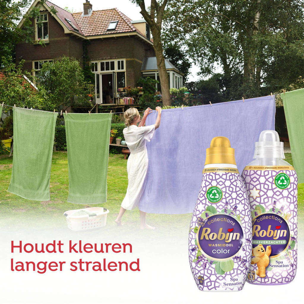 Heerlijke geurwasmiddel en wasverzachter pakket - Spa Sensation - set van 5 - 60 wasbeurten