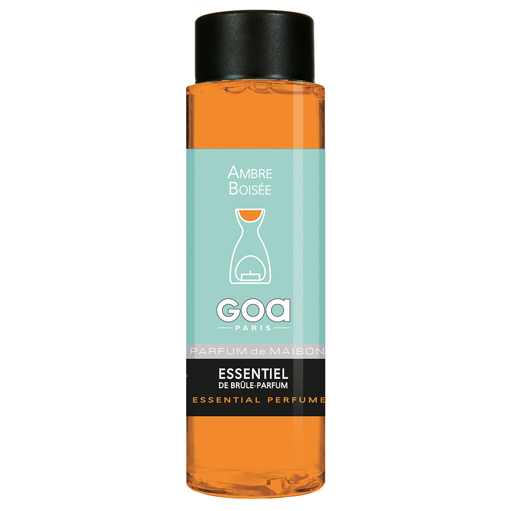 Recharge pour diffuseur brûle-parfum ambre boisée 250ml - GOA