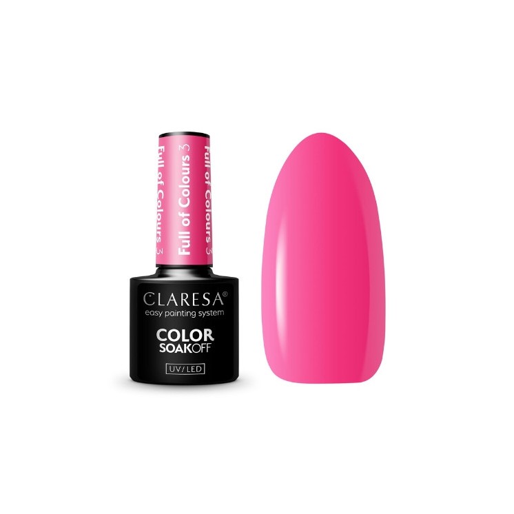 Claresa Full Of Colors Hybride nagellak /3/ 5 g