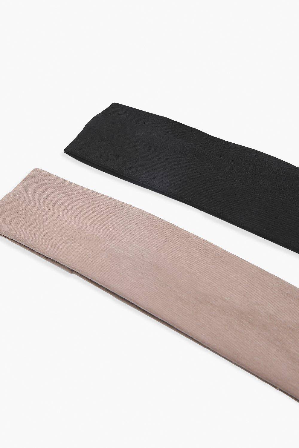 boohoo Lot De 2 Bandeaux Larges En Jersey