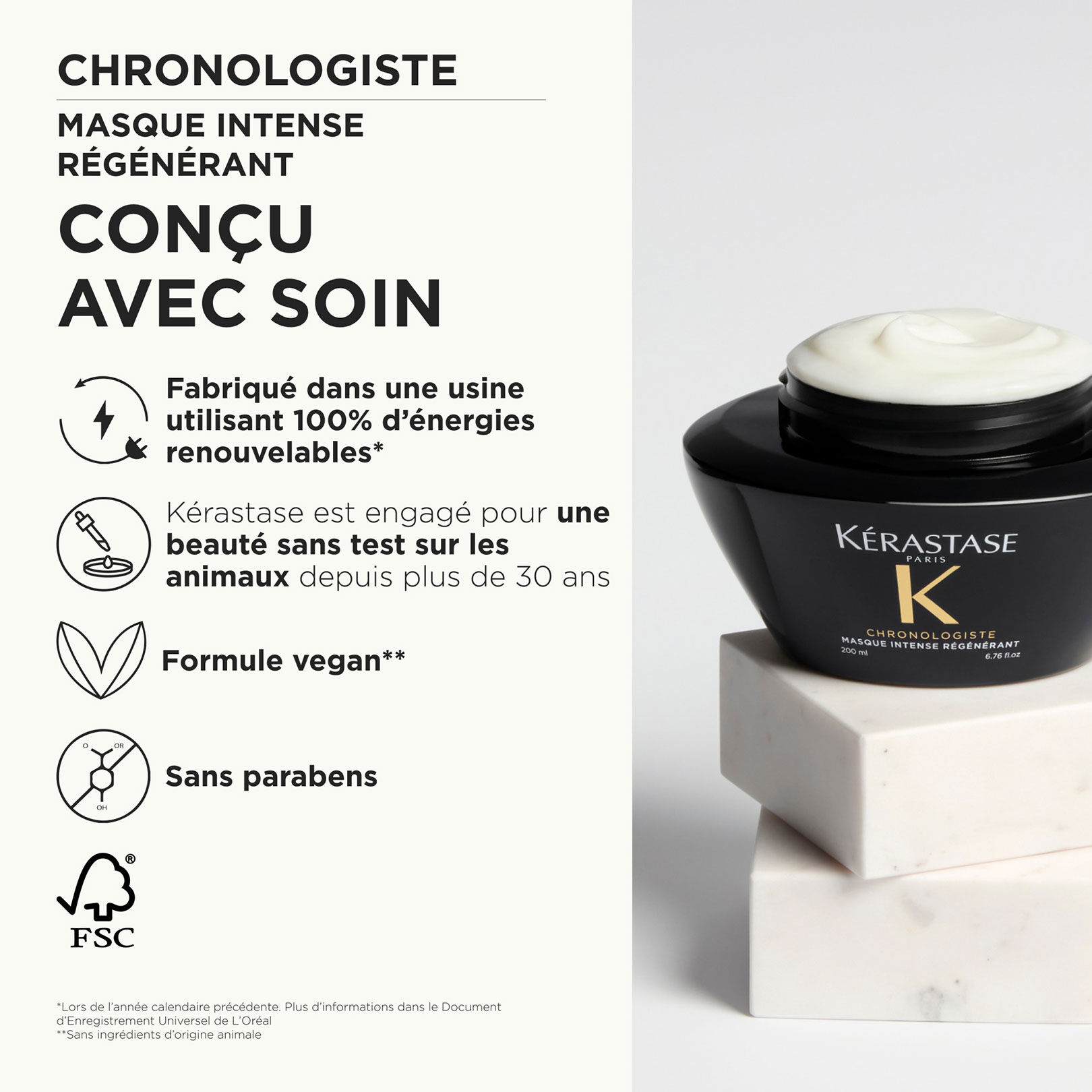 Masque régénérant Chronologiste 200 ml