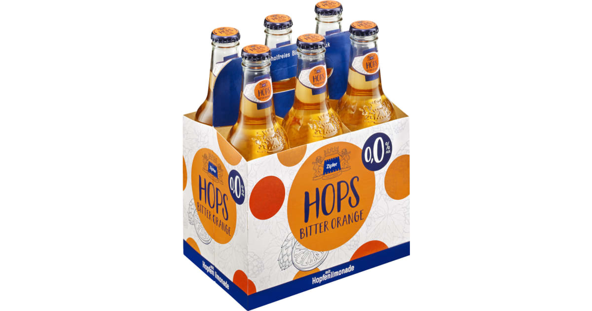 Zipfer Hops Bitter-Orange Tray 6x 0,33 Liter