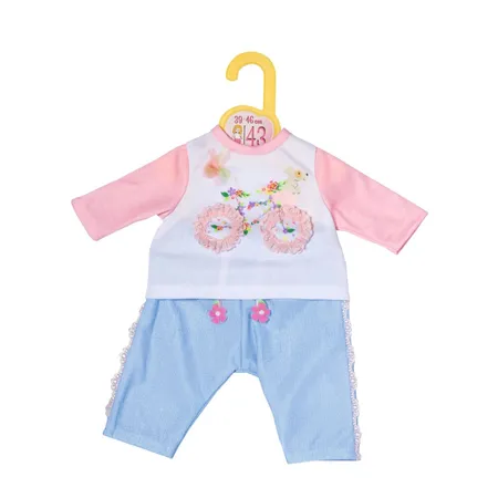 Dolly Moda Shirt + Hose Fahrrad 43 cm
