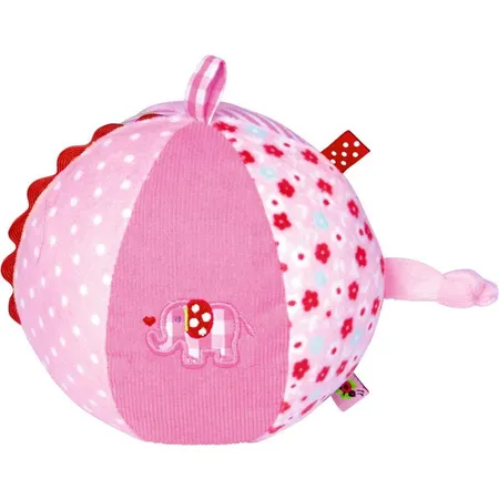 Die Spiegelburg Stoffball mit Glockenspiel BabyGlück, rosa