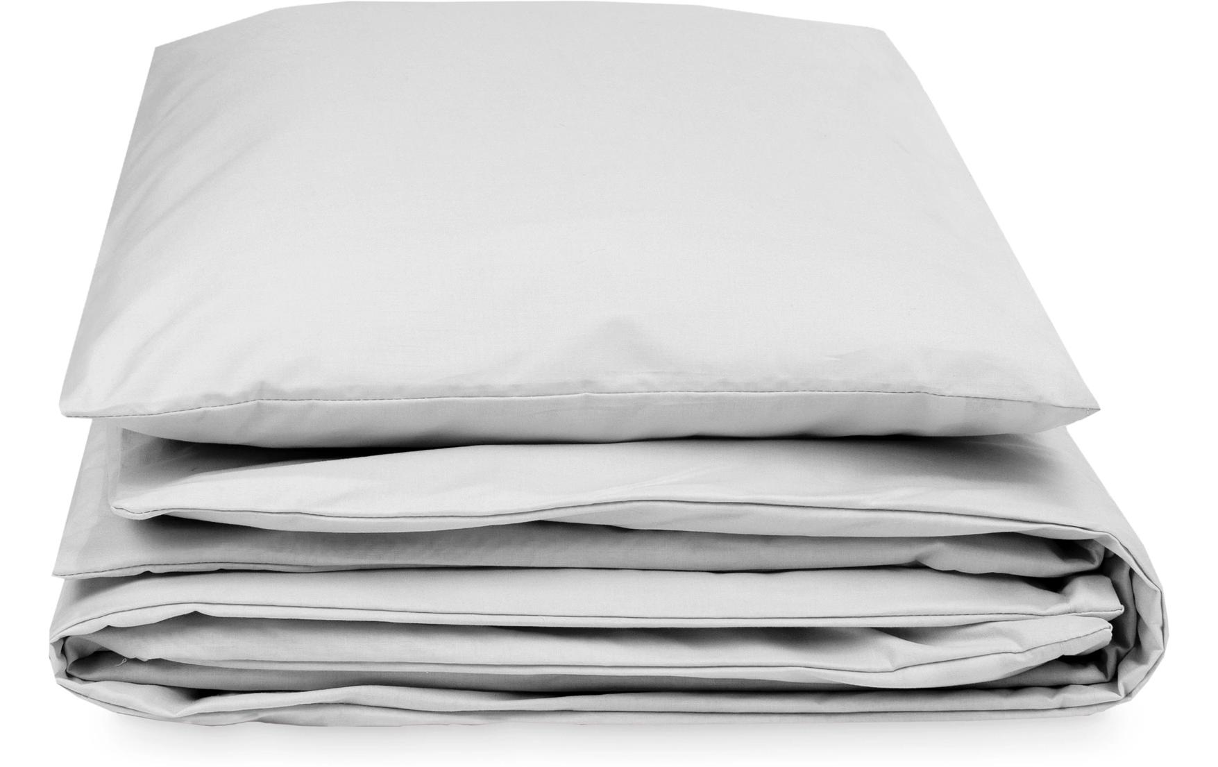 Kinderbettwäsche Light Grey 100 x 135 cm + 40 x 60 cmWeiche und strapazierfähige Bettwäsche