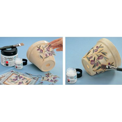 vernis & colle pour serviettes, brillant, 50 ml, dans