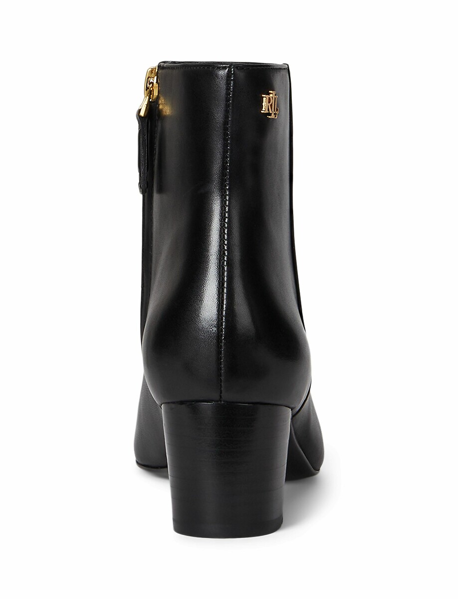 LAUREN RALPH LAUREN<br>Botas de tornozelo de couro Demi
