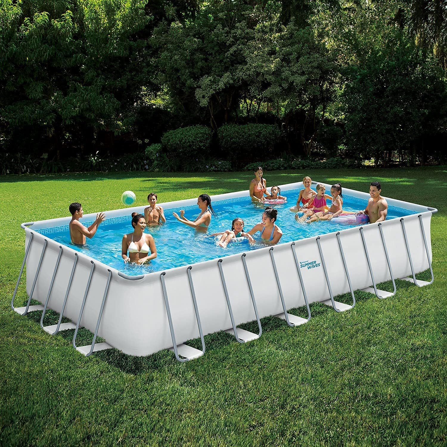 Summer Waves Frame Elite Pool 732 x 366 x 132 cm mit Filterpumpe