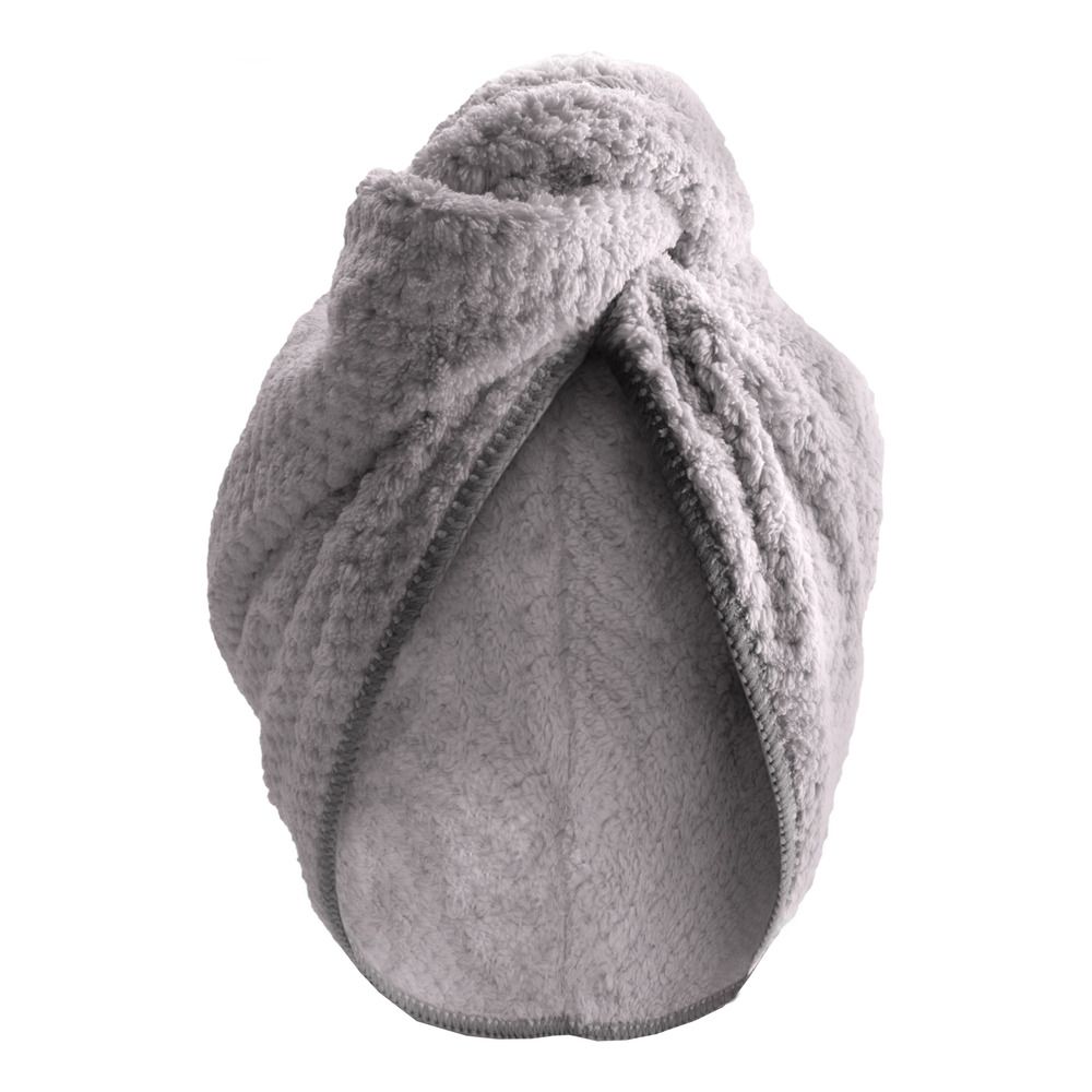 Parsa Beauty Microfiber Hårturban Grå - 1 stk.