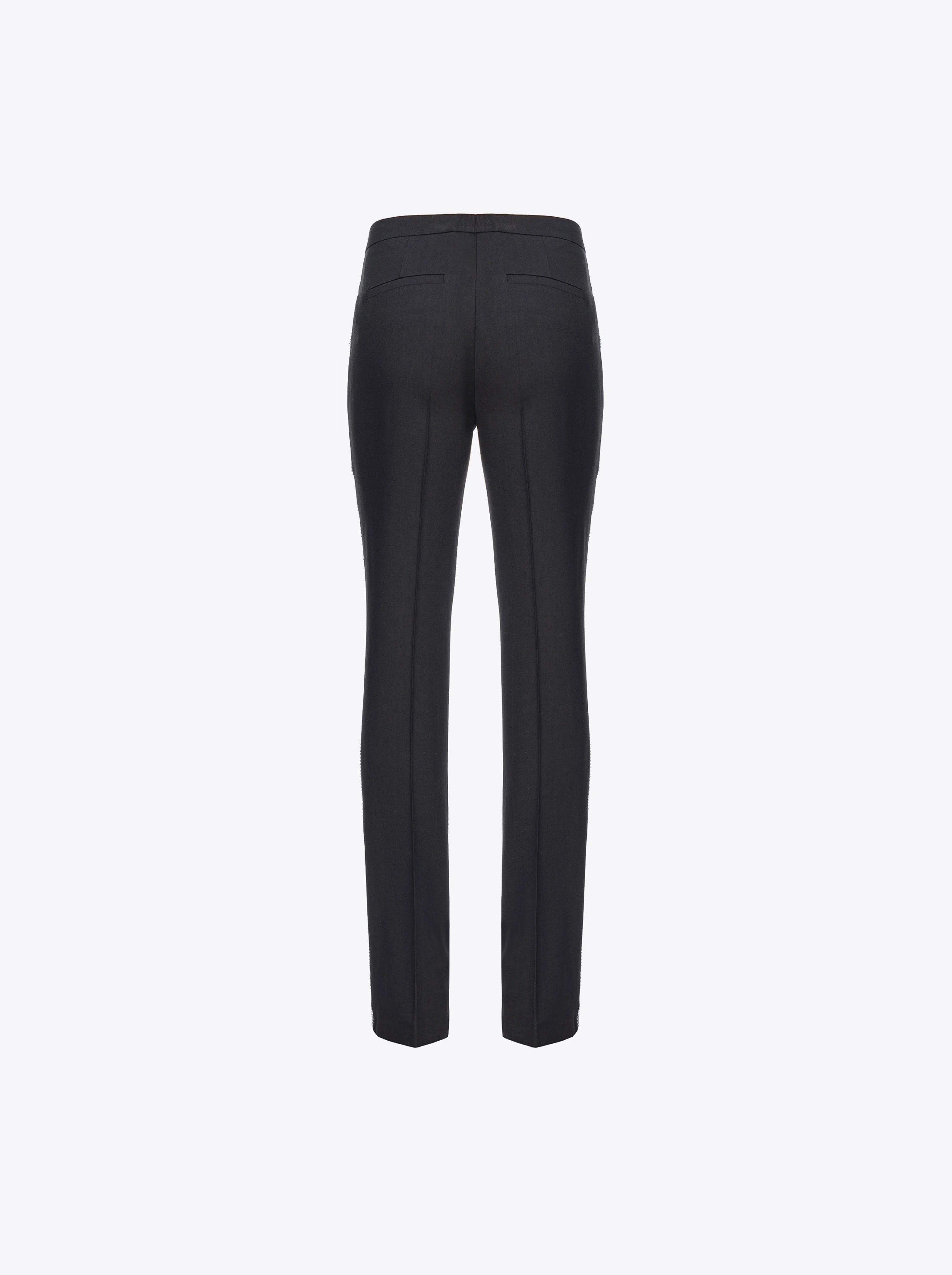 Pantalon avec bande | Noir