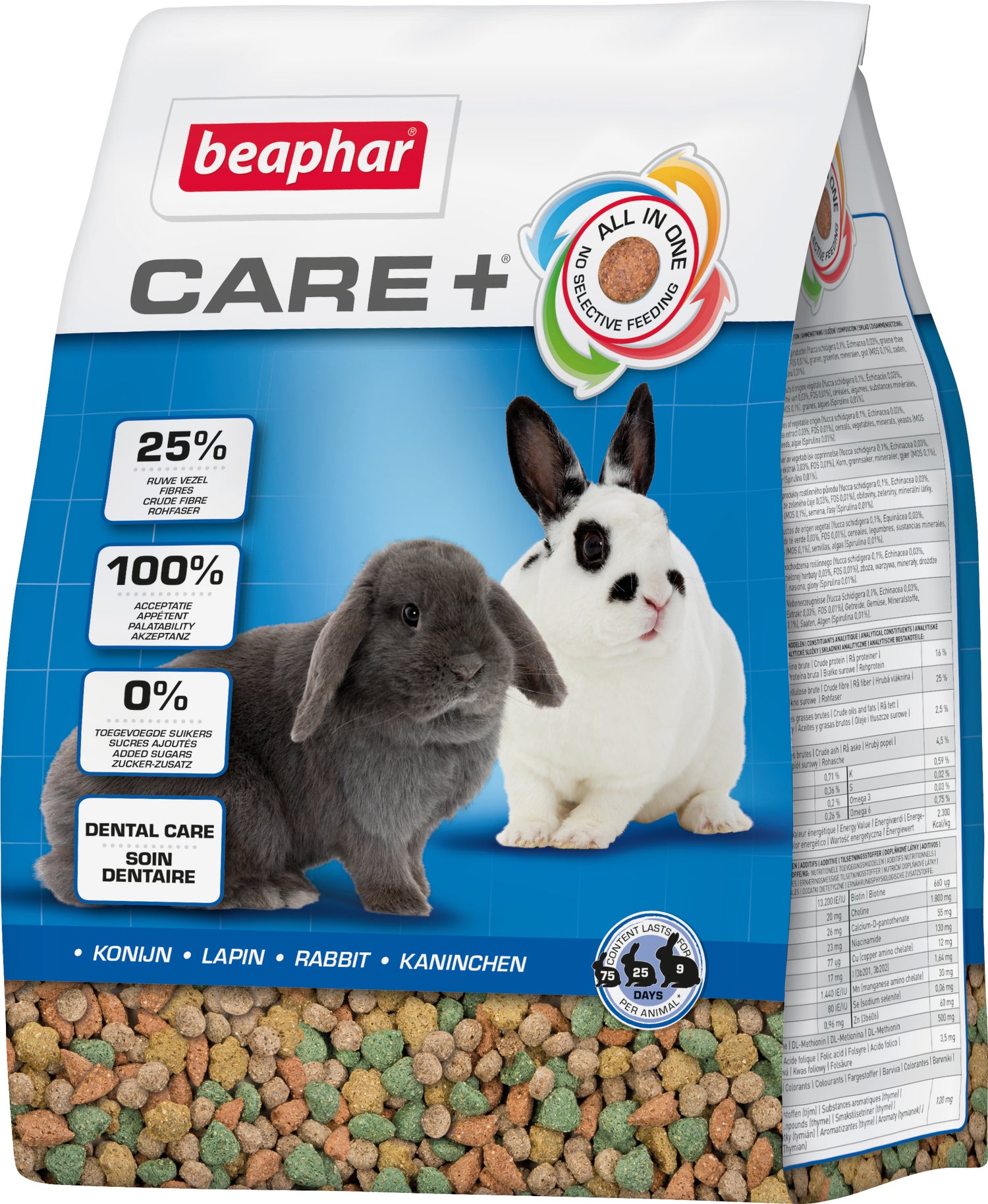 Beaphar konijnenvoer Care+ 1,5 kg