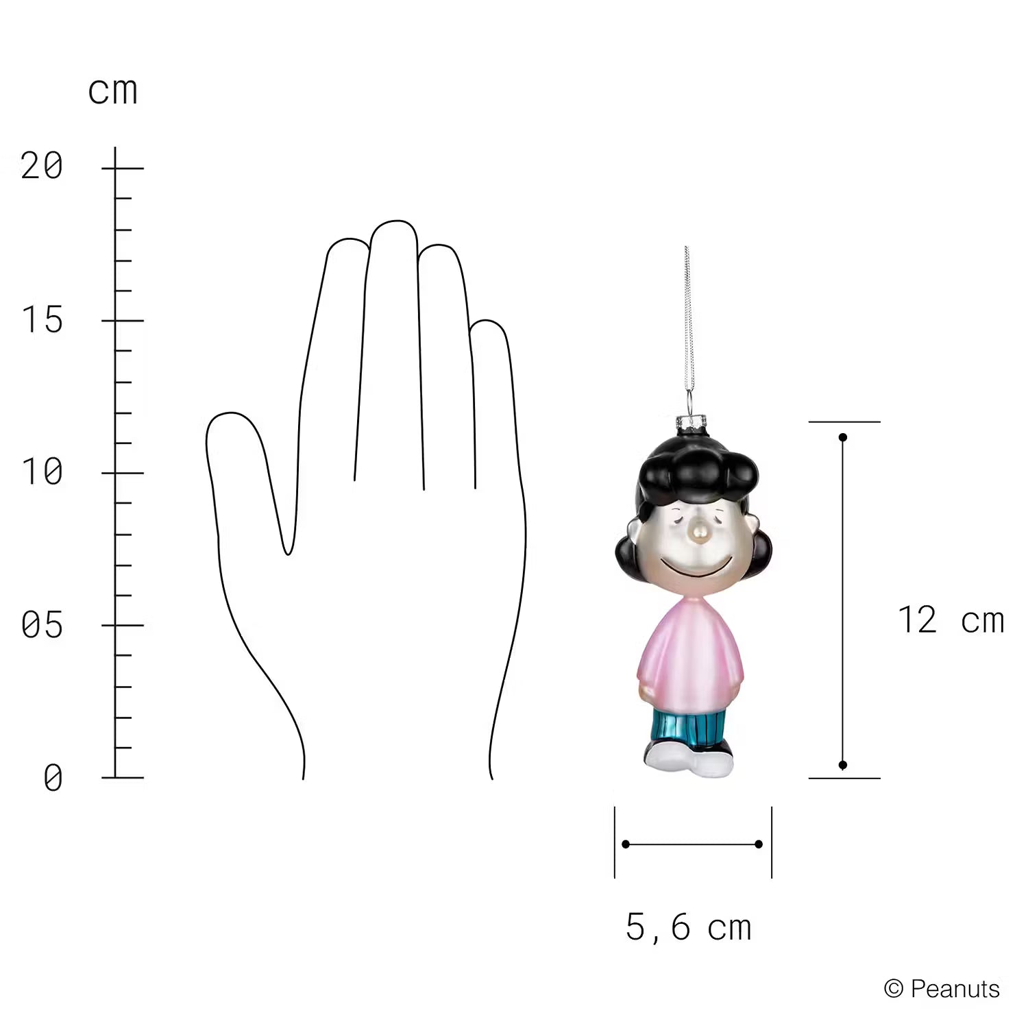 PEANUTS Baumanhänger Lucy