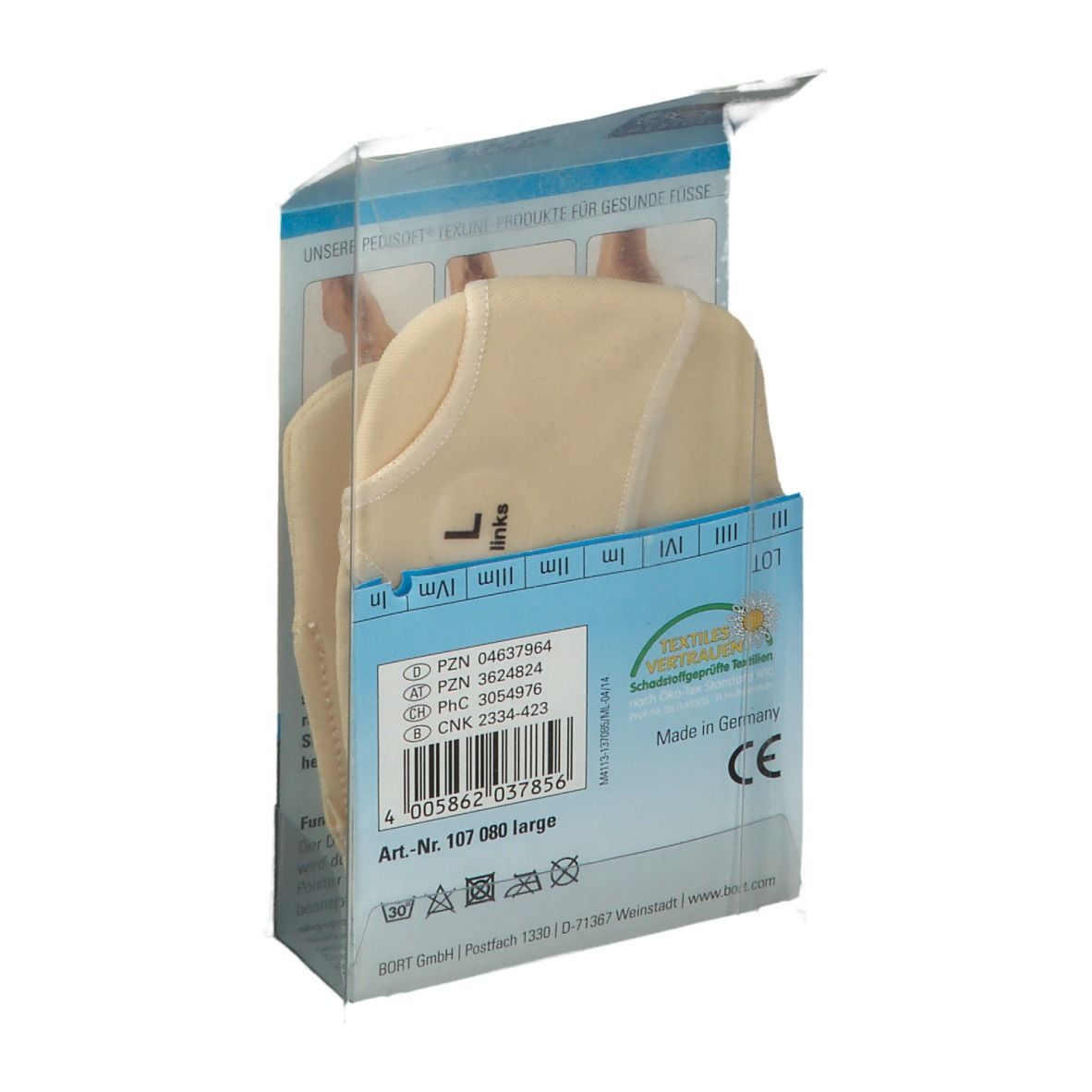BORT PediSoft® TexLine Vorfuß-Pad Gr. L