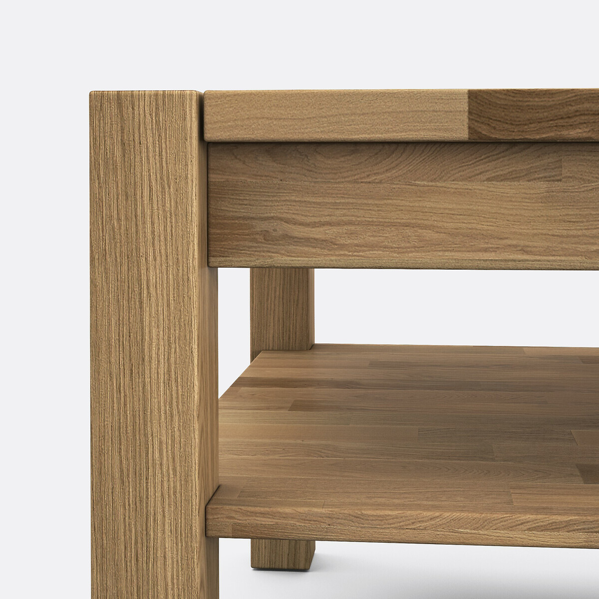 LA REDOUTE INTERIEURS<br>Mesa de centro de carvalho oleado, Adelita