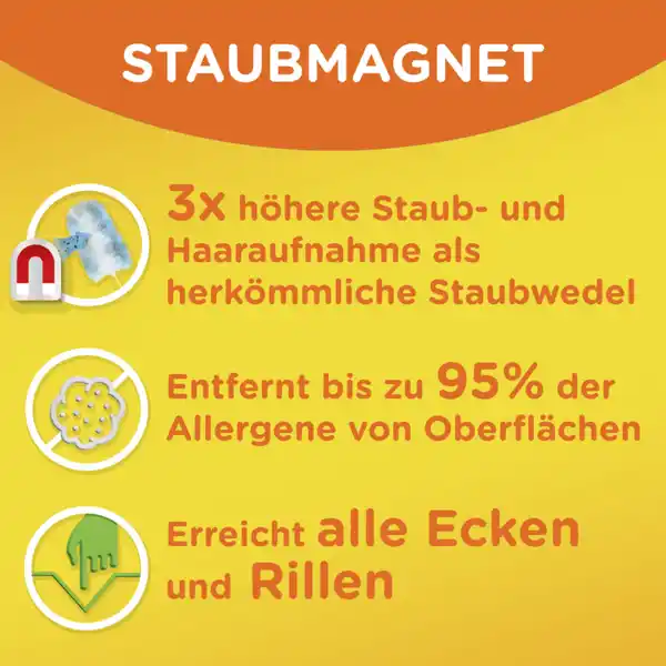 Duster Staubmagnet Kit (Griff + 7 Tücher)