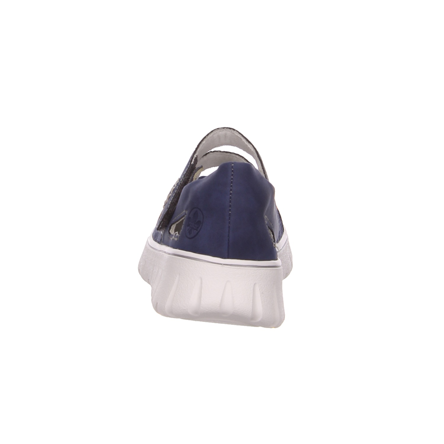 Rieker Spangenballerina blau blau