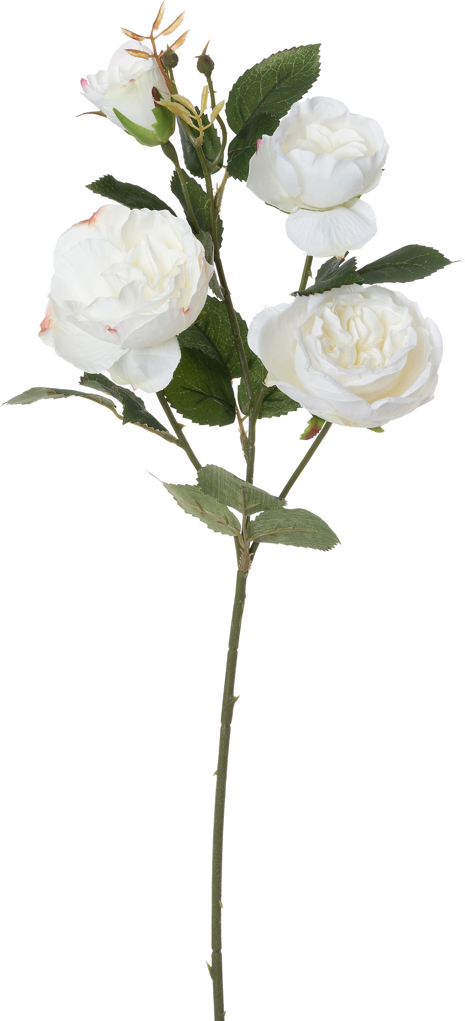 Intratuin kunstbloem Roos wit 59 cm