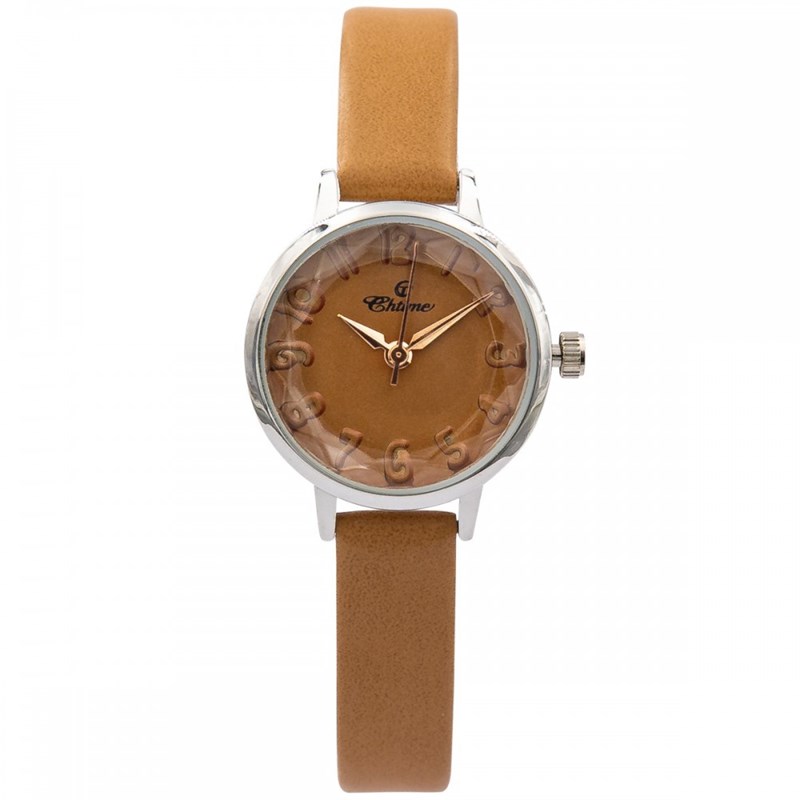 Montre Femme CHTIME bracelet Cuir Marron