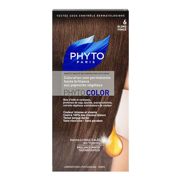 Phytocolor coloration soin permanente 6 blond foncé