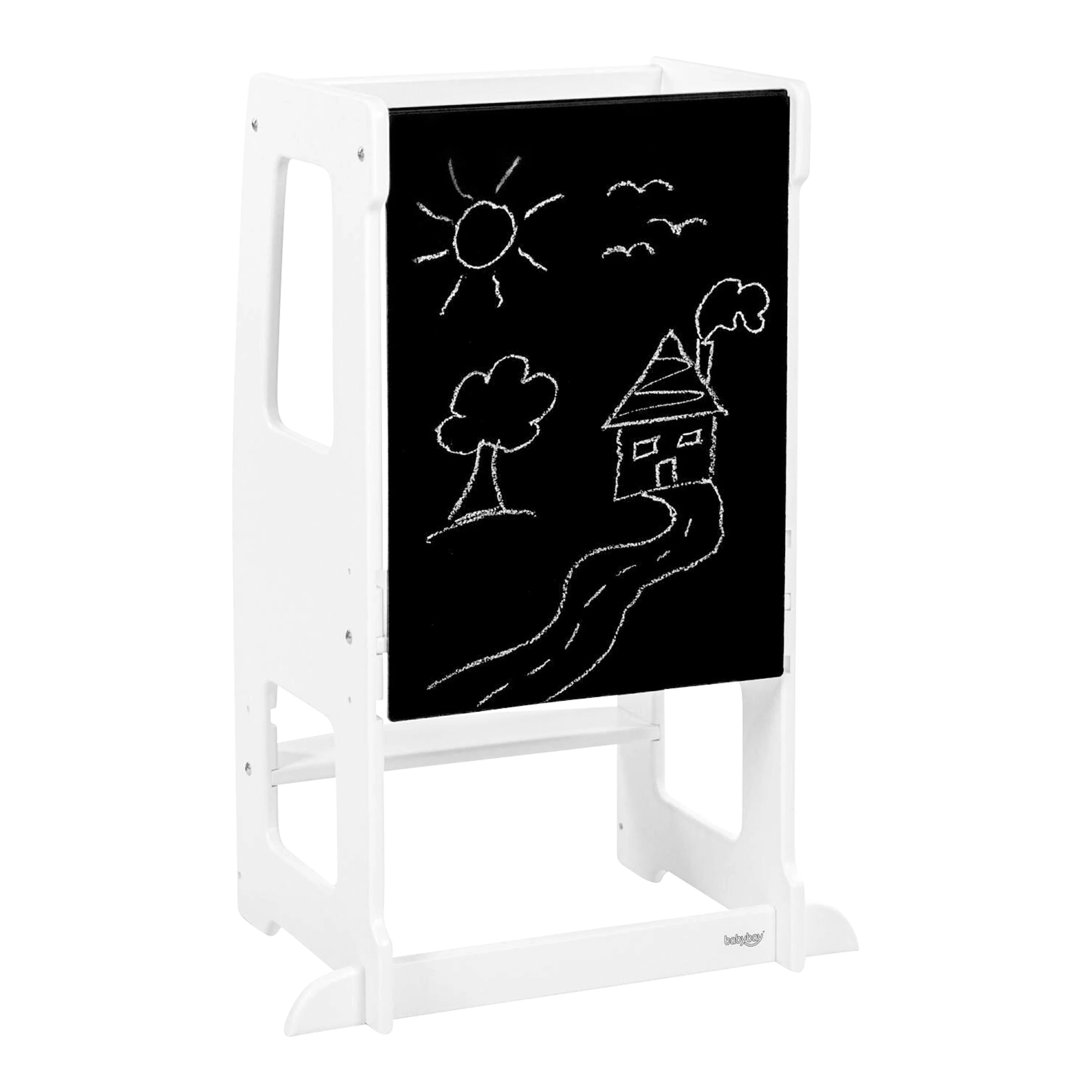 babybay® Schreib- und Mal-Tafel für Lernturm Littlefoot schwarz lackiert