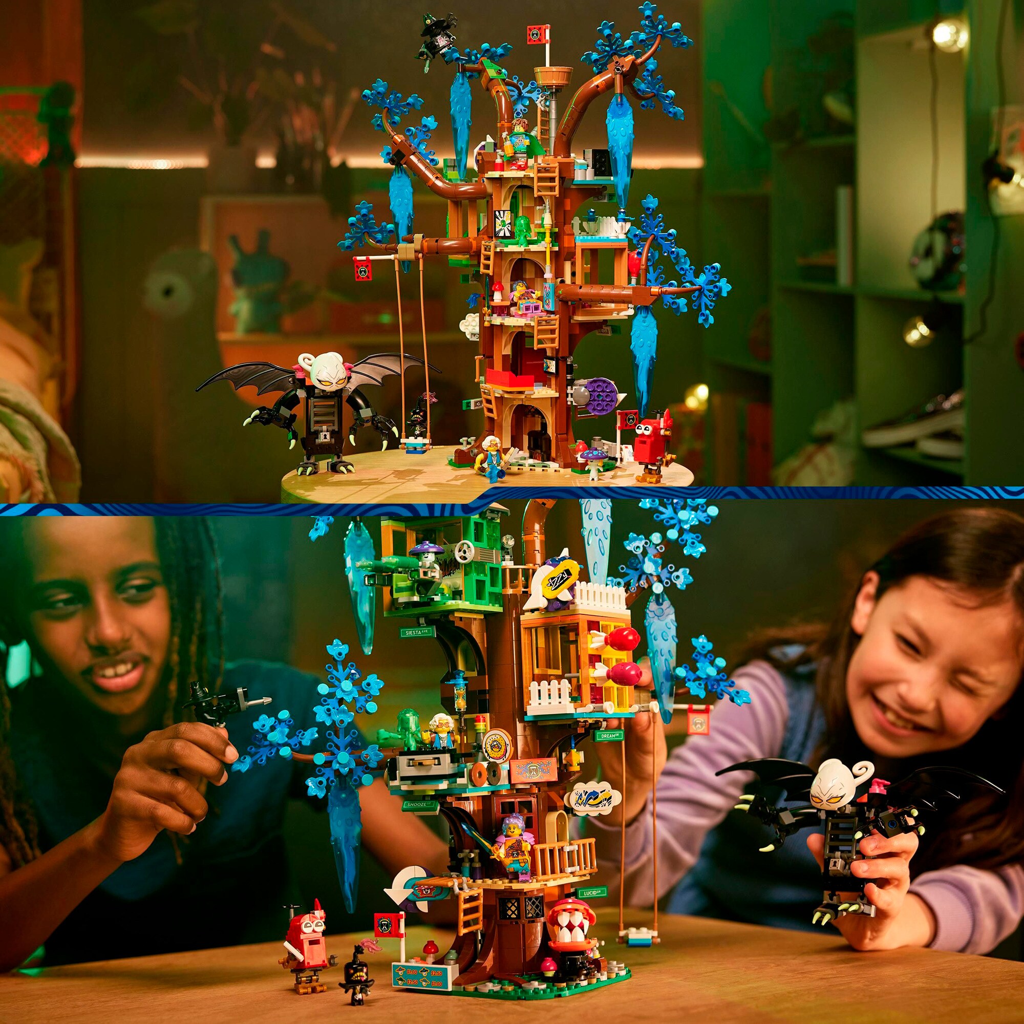 LEGO Konstruktionsspielzeug DREAMZzz Fantastisches Baumhaus