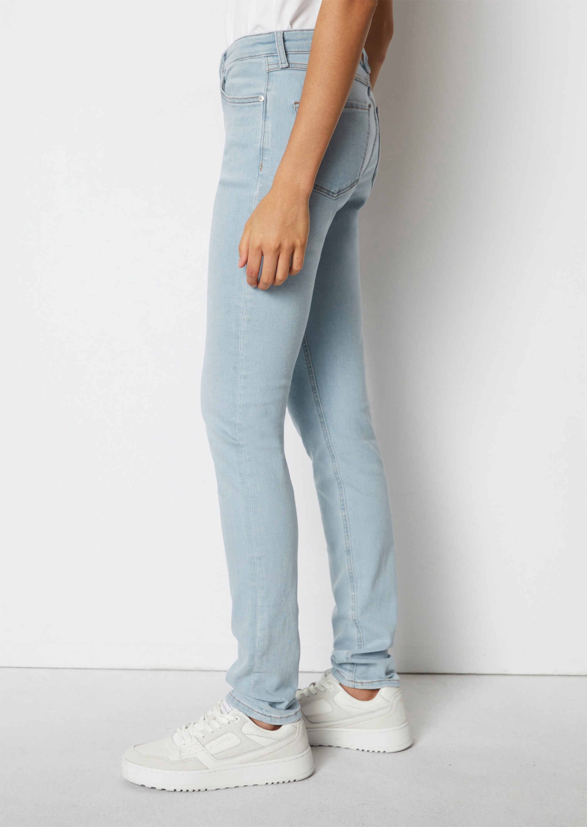 Jeans Modell KAJ skinny high waistaus stretchigem Bio-Baumwoll-Mix