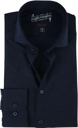 Pure H.Tico The Functional Shirt Navy 3386-21150-139 kopen