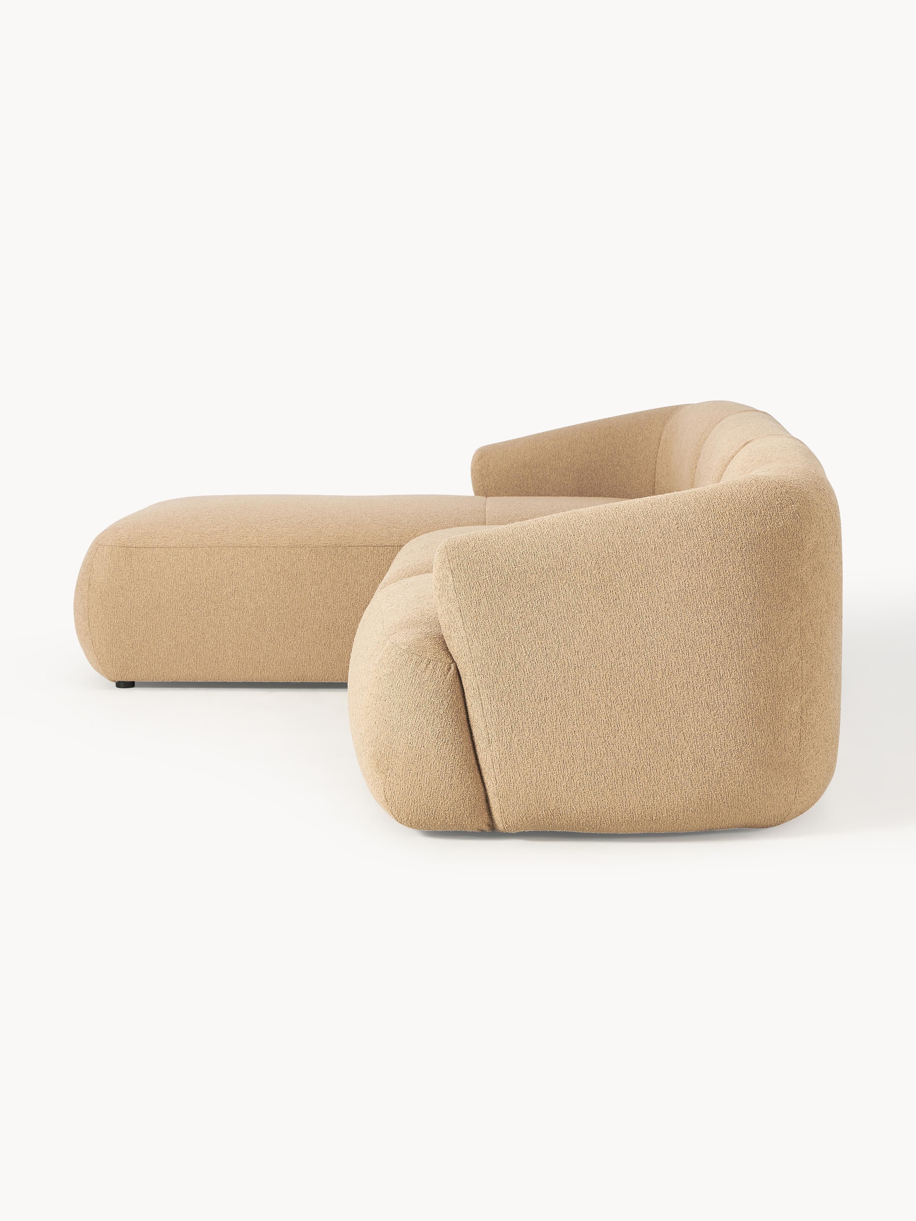 Modulaire bouclé hoekbank Sofia (3-zits)