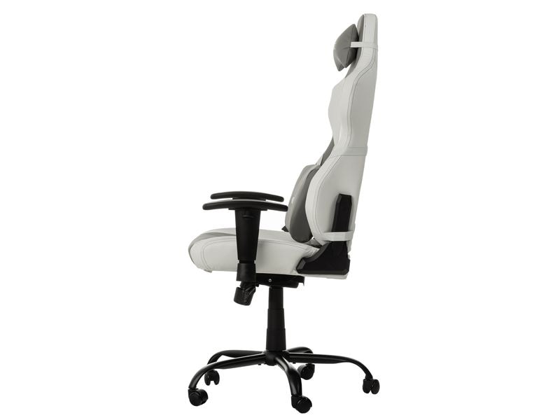 onit Gaming-Stuhl Weiss/Grau Ergonomischer Stuhl für lange Gaming-Sessions und Arbeitstage